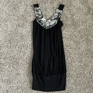 Size M junior bling dress worn once